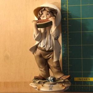 Vintage Signed Capodimonte Boy Figurine-Italy